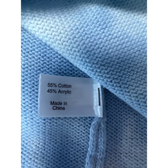 Lane Bryant Womens Tie-Dye Open Front Cardigan Blue & White Size 18/20 - Picture 5 of 8